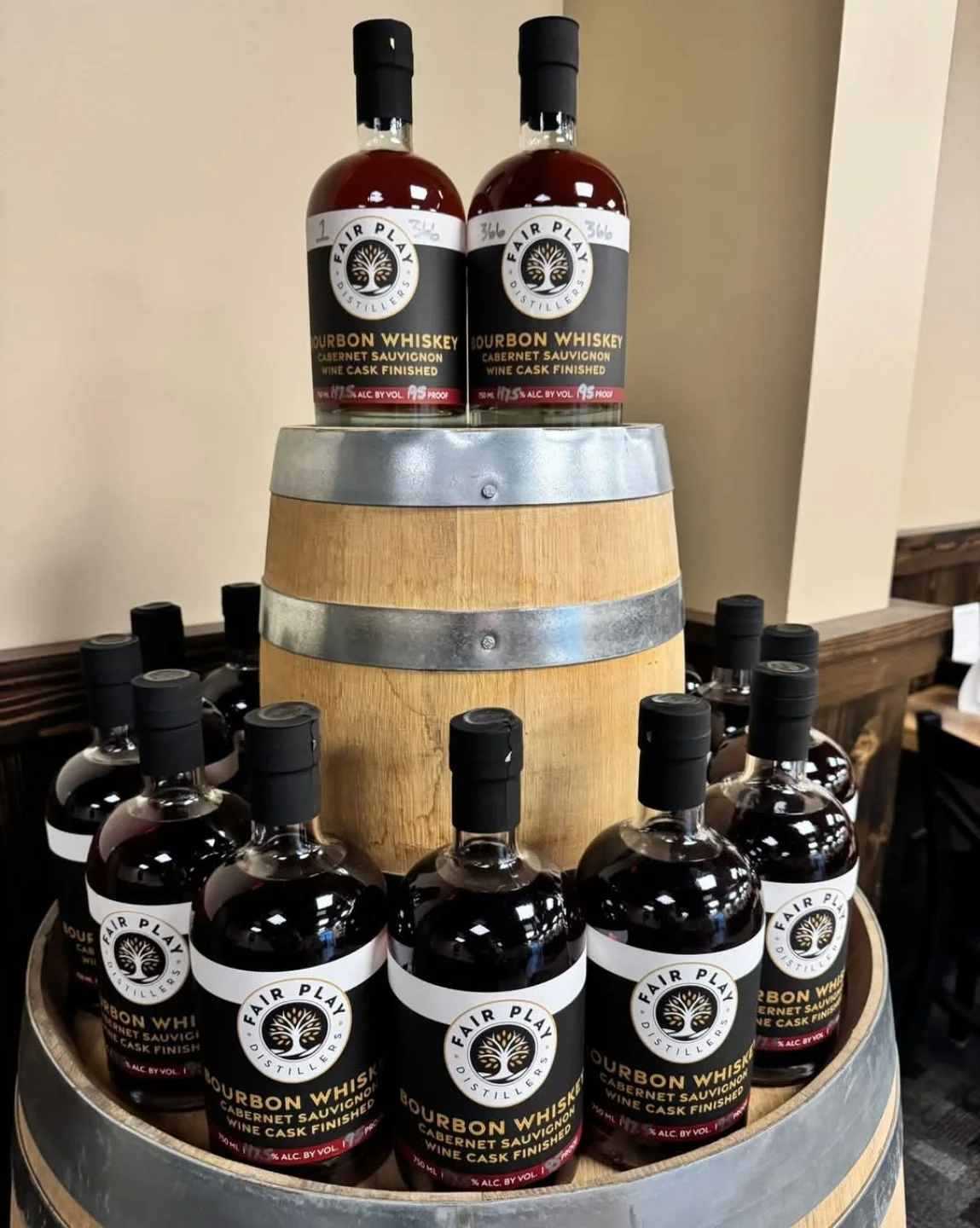 Fair Play Distillers Cabernet Sauvignon Finished Bourbon