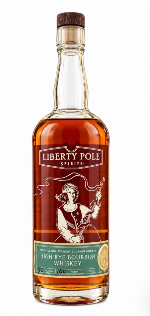 Liberty Pole High Rye Bourbon Bottle